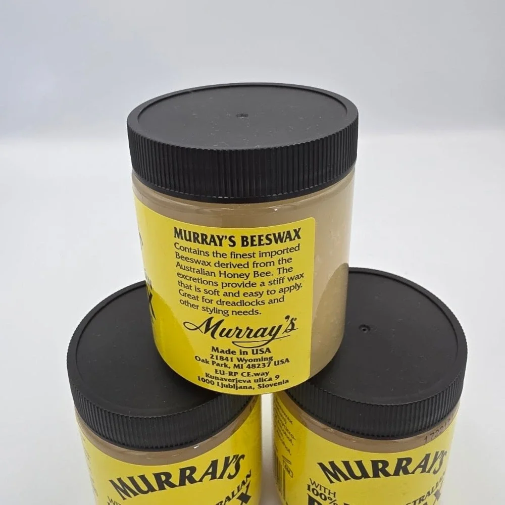 12 Murray's 100% Pure Australian Beeswax Styling Aid Seals‎ Ends Case